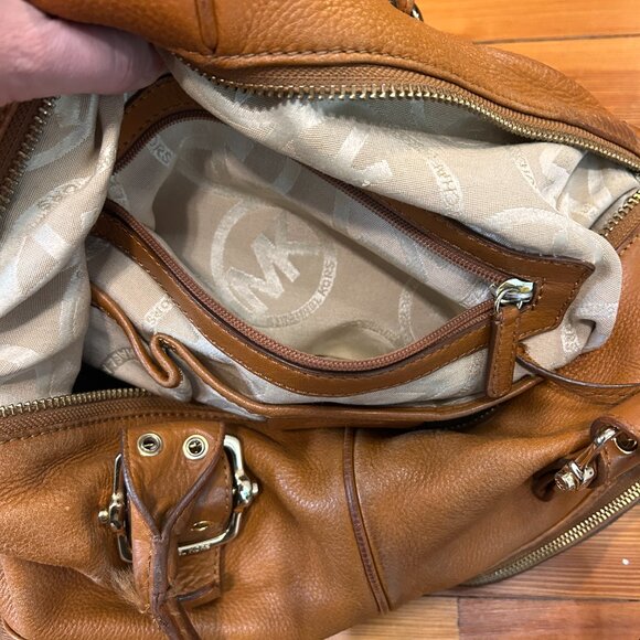 Michael by Michael Kors Brown Leather Shoulder Bag - Picture 4 of 10